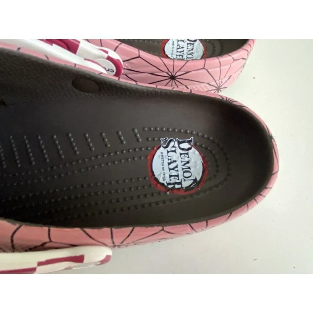 Crocs Demon Slayer‎ Nezuko Pink Anime Classic Clog 209320-206 Men’s Sz 14 NEW